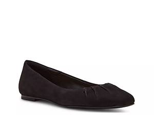 Dsw black best sale leather flats