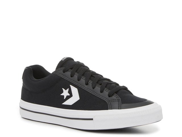 Mens black and white converse shoes on sale