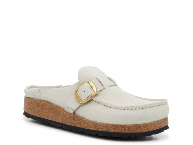 Birkenstock Buckley Suede Embossed Corduroy Women s Antique White 41 N