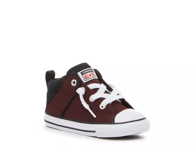 Converse Chuck Taylor All Star Axel Sneaker Kids Boy s Burgundy Black Size 9 Toddler Sneakers Lace Up