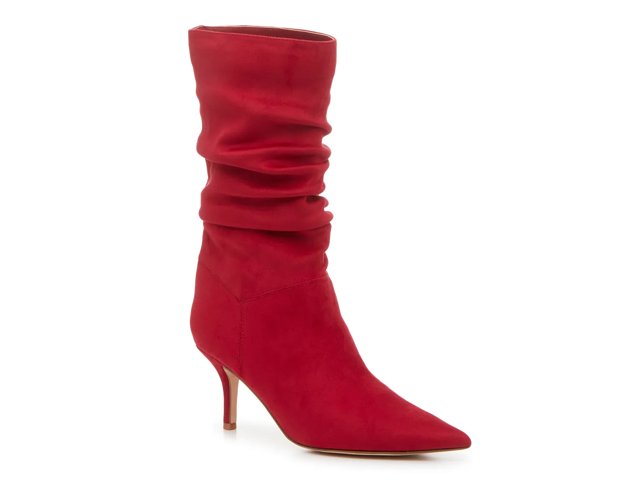 Marc fisher red booties outlet