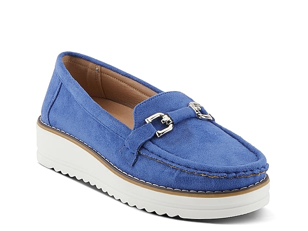 SOUL Naturalizer Achieve Wedge Loafer in Blue