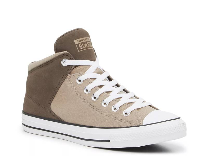 Off White Mid Top Vulcanized Sneaker