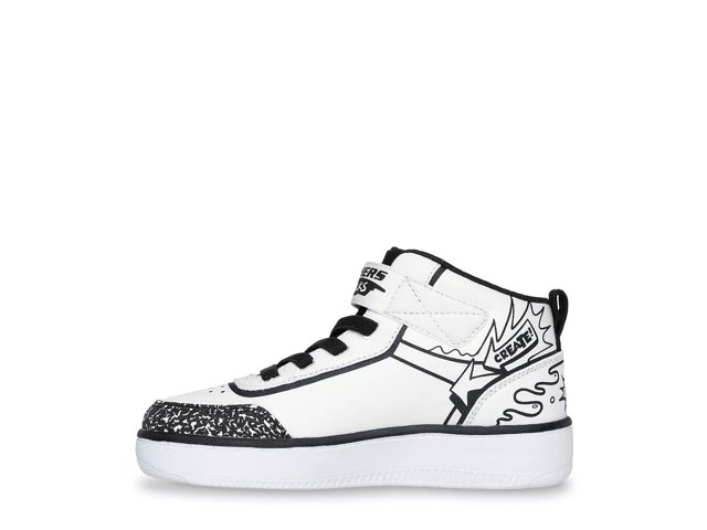 Skechers Sport Court 92 Color Blitz High Top Sneaker Kids #39 Free