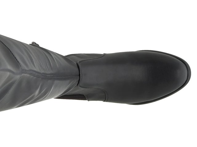 Marc Fisher Womens Faux Leather Tall Over The Knee Boots Women s Size 6 Black