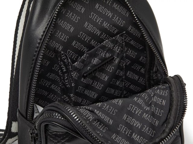 Steve Madden Webster Sling Backpack Women s Black Size Not Applicable Handbags