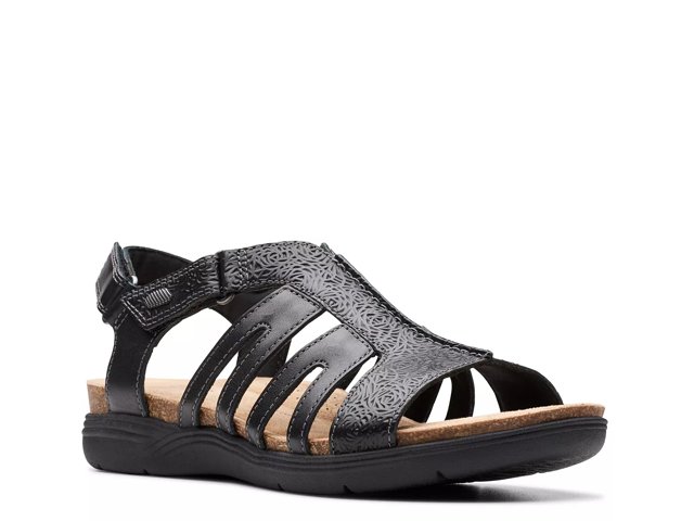 Clarks April Belle Women s Sandal Black Size 8.5