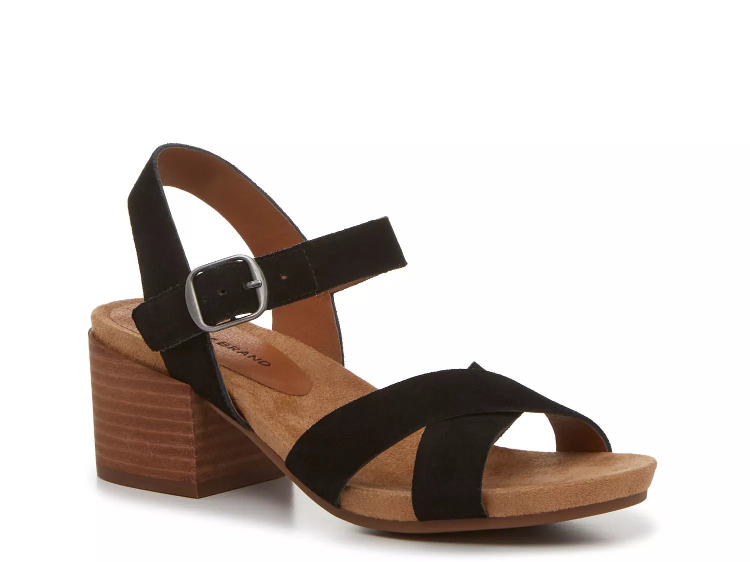 Lucky Brand Payton Sandal | Women's | Black | Size 6.5 | Sandals | Ankle Strap