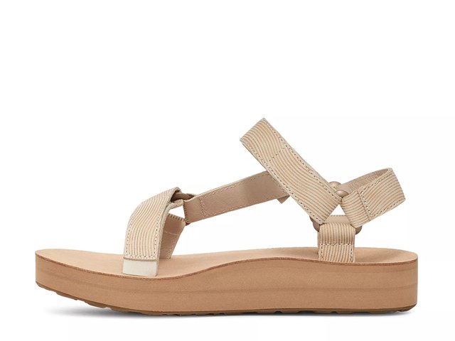 Teva midform universal leather sandal 2024 in desert sand
