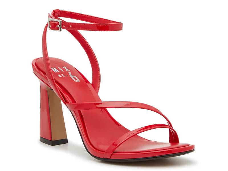 Red sandals at dsw shops