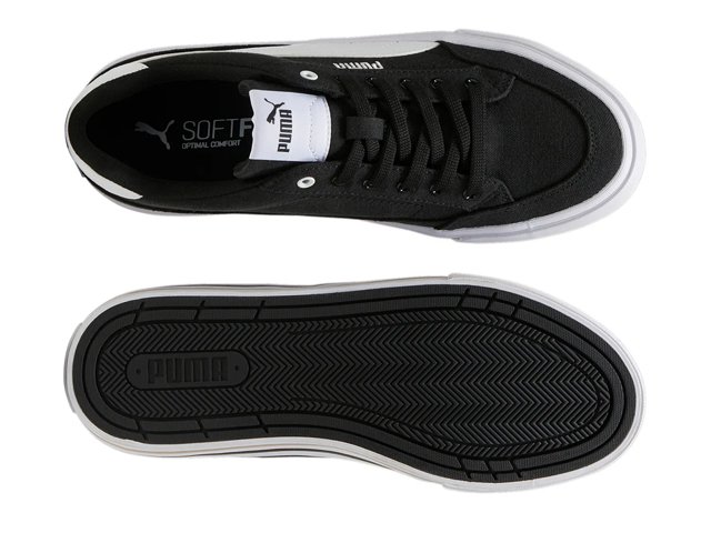Puma Court Classic Vulc Men s Shoes in Black White Size 8.5 WSS