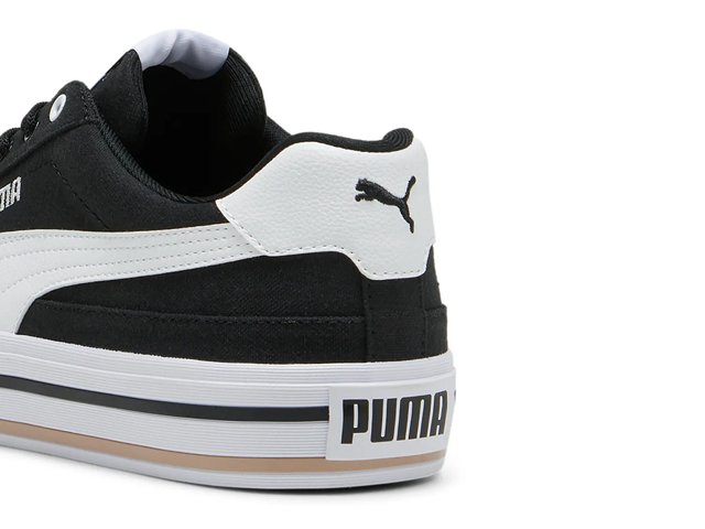 Puma Court Classic Vulc Men s Shoes in Black White Size 8.5 WSS