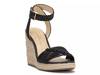 Talise Wedge Sandal Black view