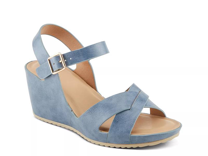 Dsw hot sale denim wedges