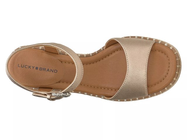 Lucky brand women's kennette wedge sandals cheap
