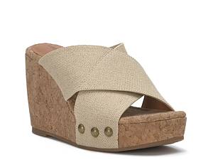 Lucky brand cork wedge sandals hot sale