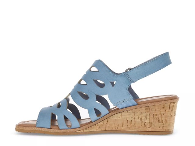 Dsw blue wedges hotsell