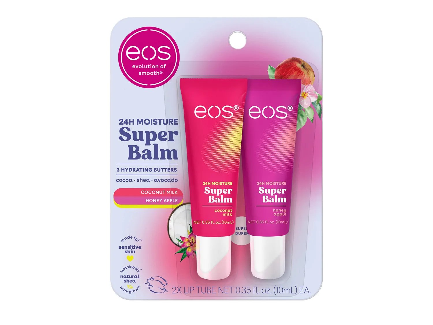 eos Super Balm Lip Balm Set - 2 Pack - Free Shipping | DSW