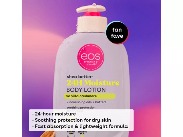 eos 24-Hour Moisture Vanilla Body Lotion