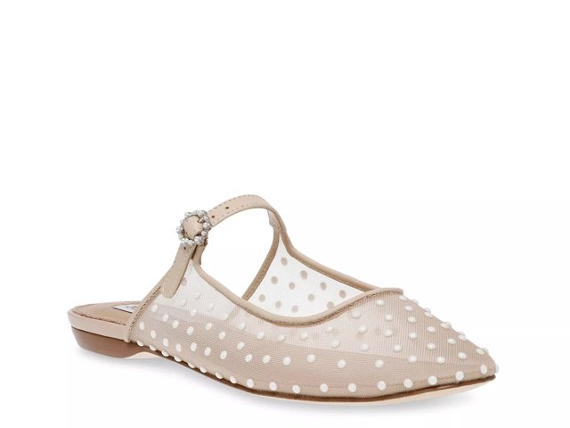【Steve Madden】ロウ織りミュール スティーブ マデン STEVE MADDEN チェーンミュール （ブラック