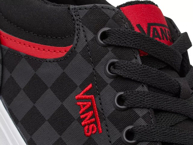 Red vans dsw shop