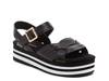 Breeze Platform Sandal Black view