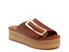 Dover Platform Sandal Cider Brown Vegetable Tanned Leather view