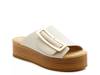 Dover Platform Sandal Shell White Nappa Leather view