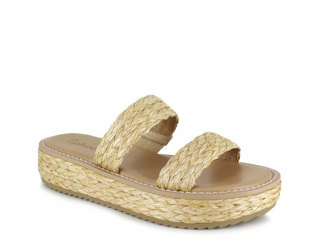 Splendid gold sandals top