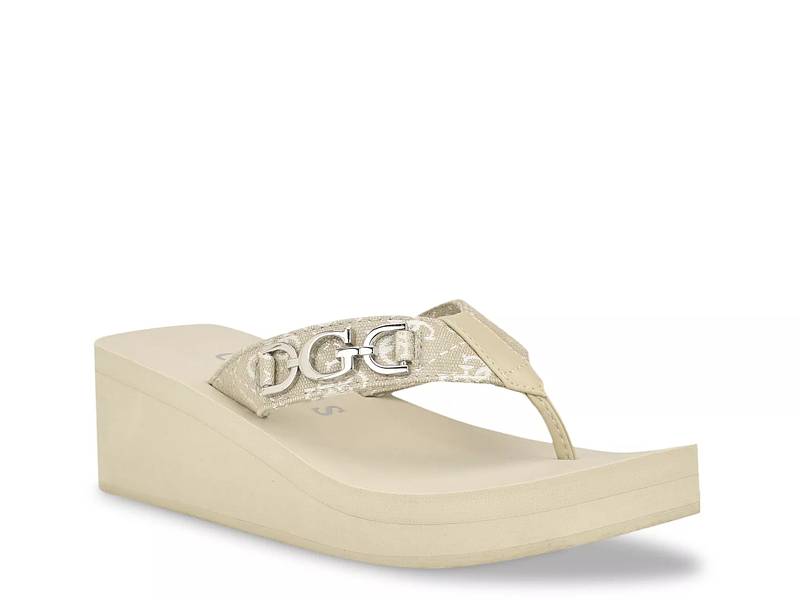 Guess Edany Wedge Sandal Free Shipping DSW