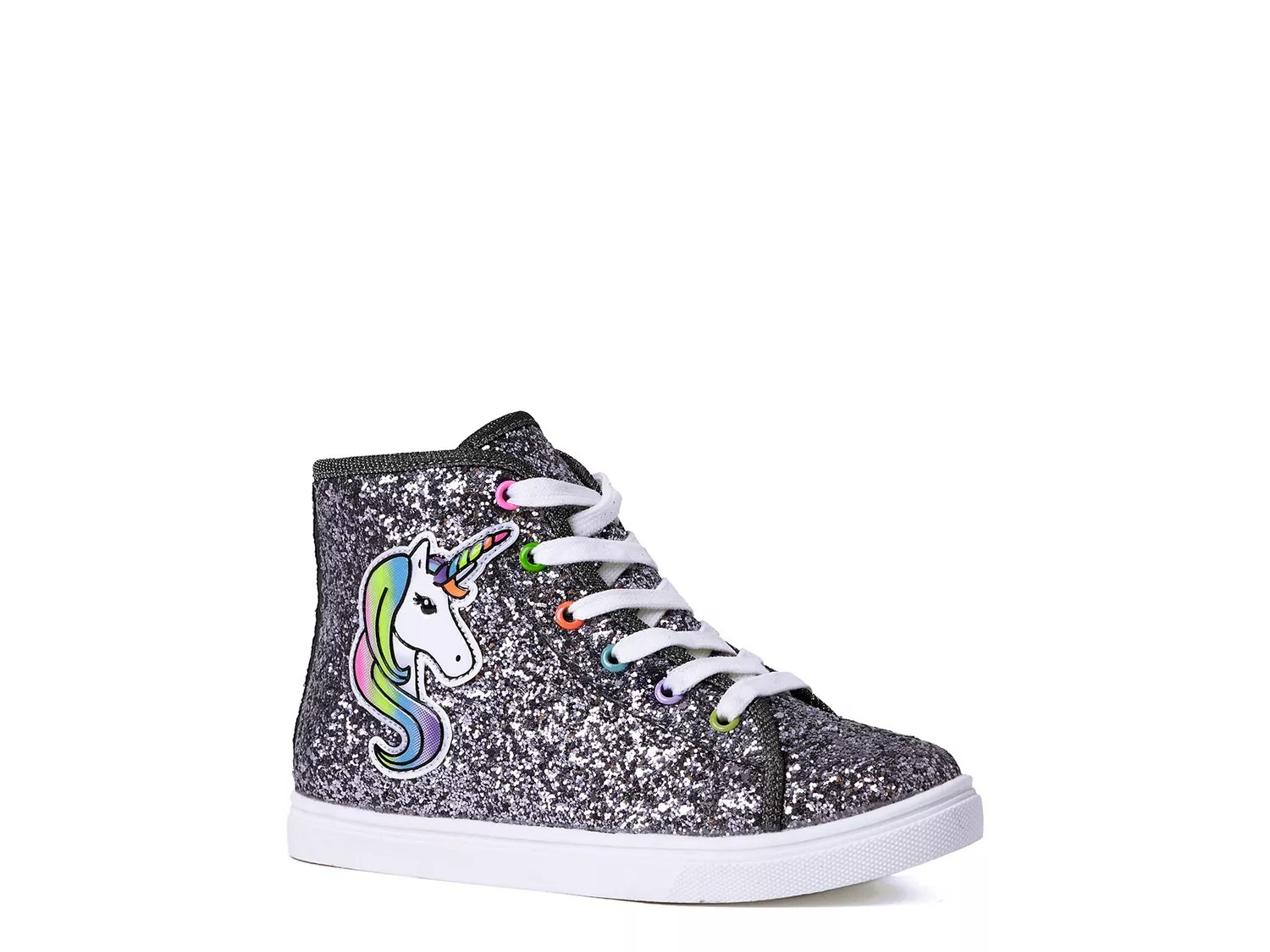 Glitter high top 2024 sneakers for toddlers