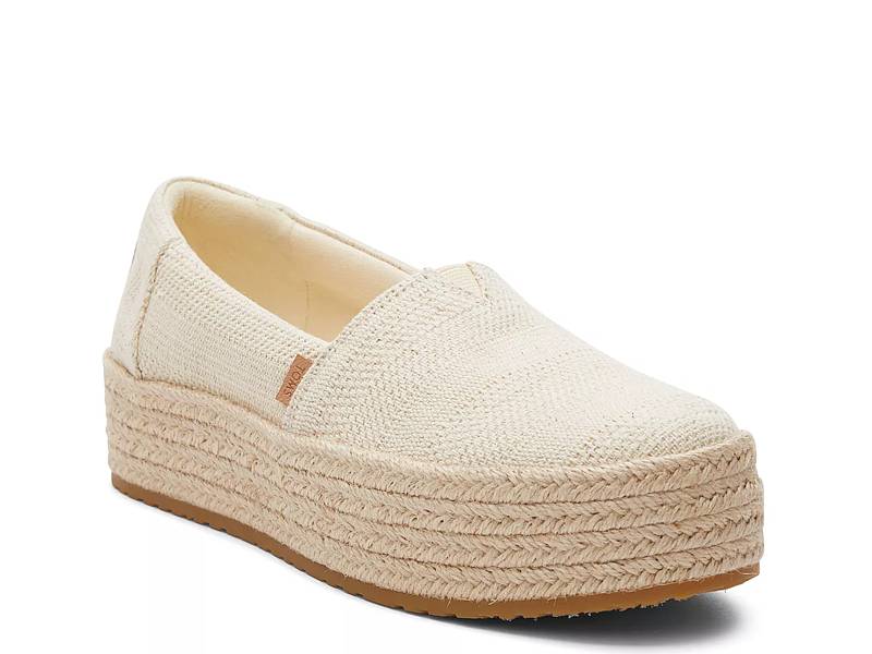 Toms platform clearance espadrilles