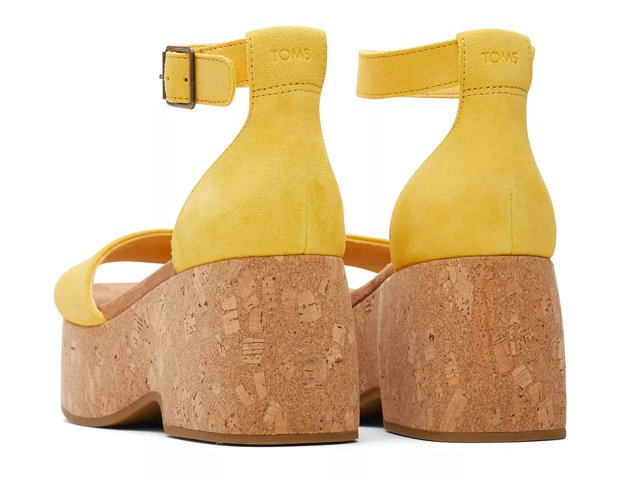 TOMS Laila Wedge Sandal Women s Free Shipping DSW