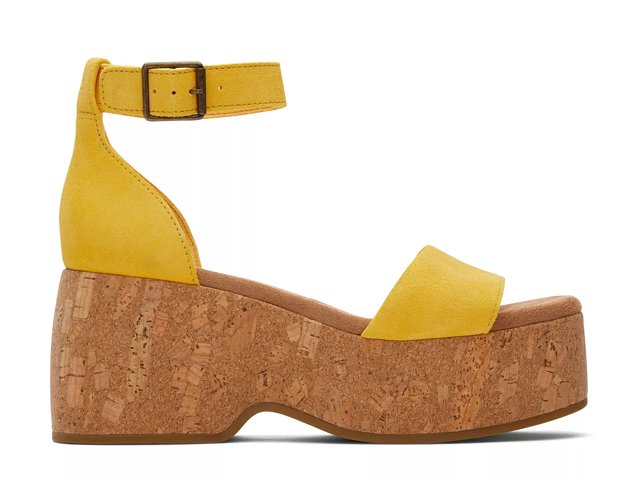 Yellow wedges top dsw