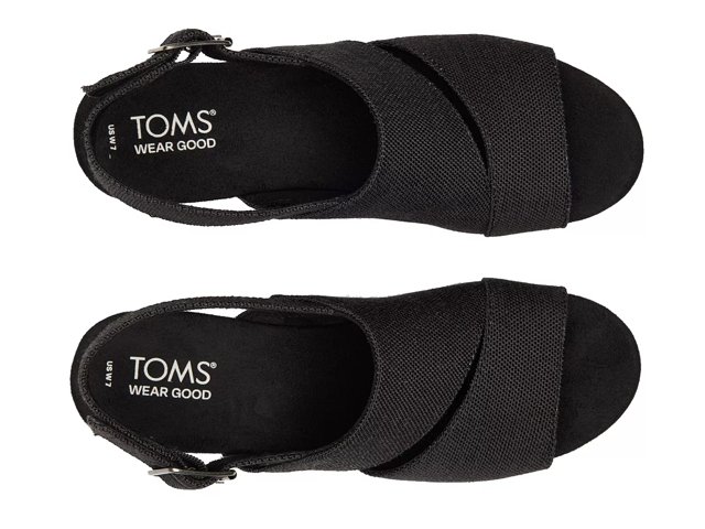 TOMS Claudine Wedge Sandal Women s Free Shipping DSW