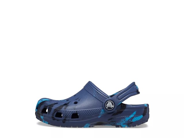 Kids navy crocs cheap
