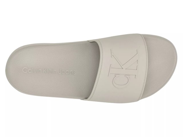   カルバン・クライン Wiston Slide Sandal Amazon.com | Calvin Klein Men's Wiston Sandal, Black Logo