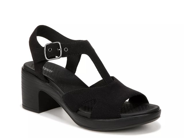Bzees Everly Women s Strappy Sandals Size 9 Black Denim