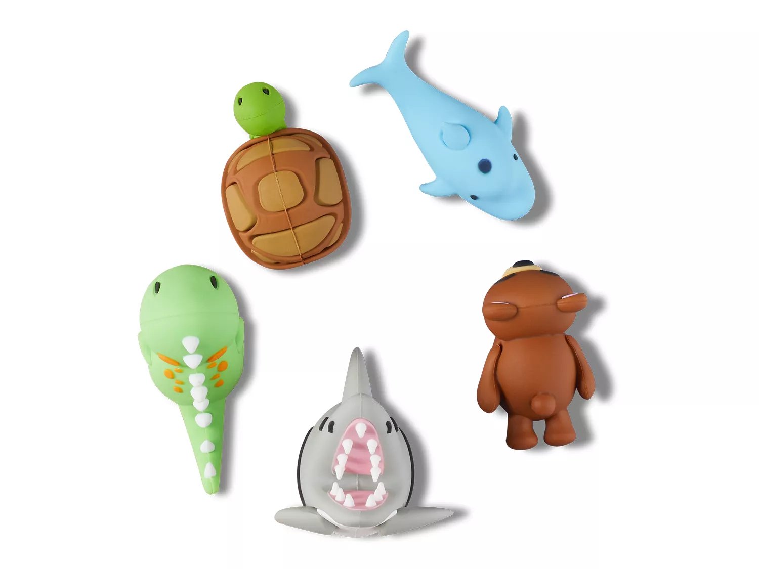 Crocs 3D Animal Poses Jibbitz Set 5 Pack Free Shipping DSW