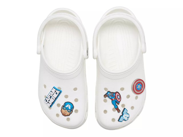 Crocs Captain America Jibbitz Set - 5 Pack