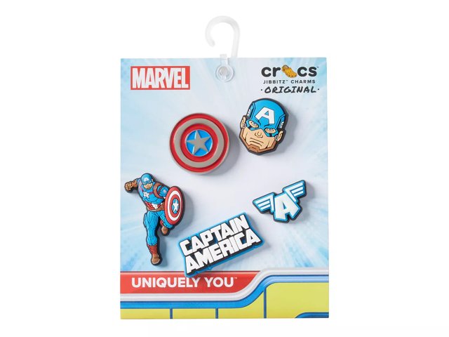 Captain america jibbitz on sale
