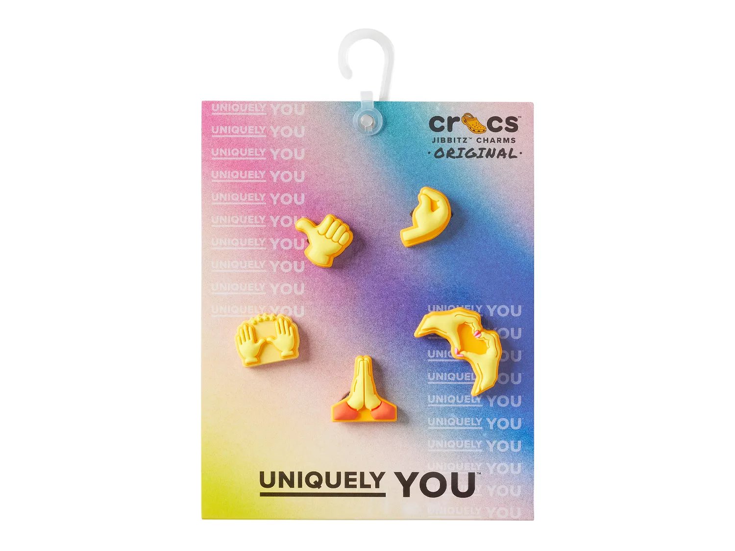 Hand Symbols Jibbitz Set - 5 Pack