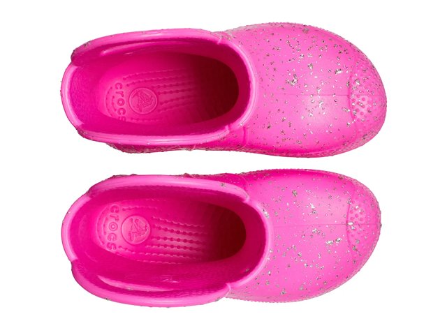Boat Shoes Coral Pink Crocs Crocs Handle It Glitter Rainbow Boot Kids'