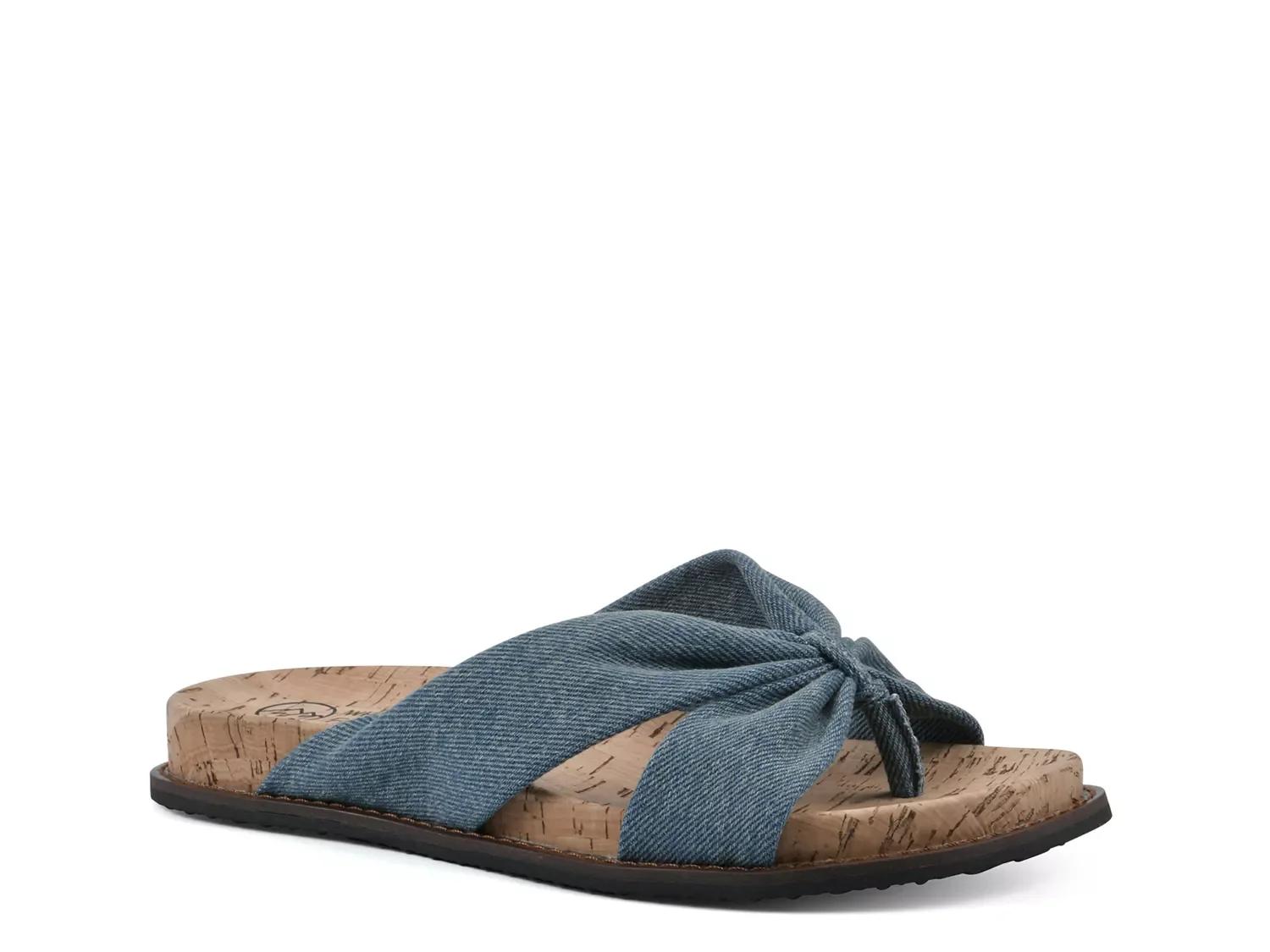 White Mountain Malanga Sandal | Women's | Denim Blue | Size 7 | Sandals | Footbed