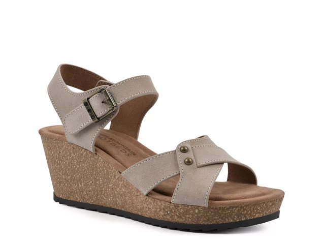 White mountain coventry wedge sandal on sale