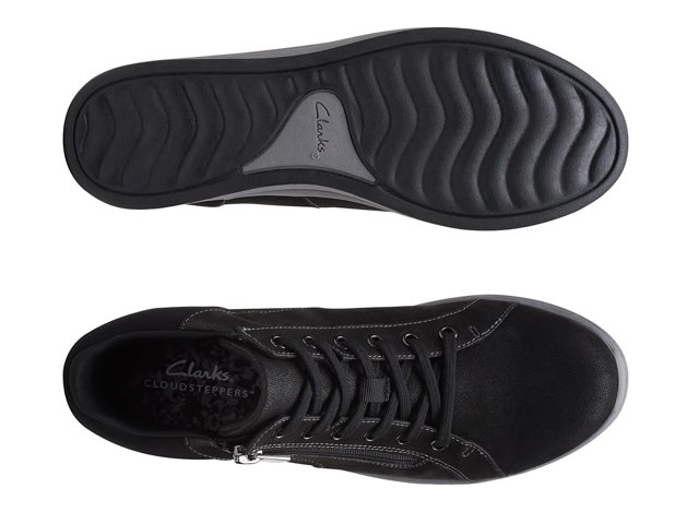 【クラークス】BreezeGlacier ブーツ Wallabee Boot / メンズ ワラビーブーツ （ブラックレザー