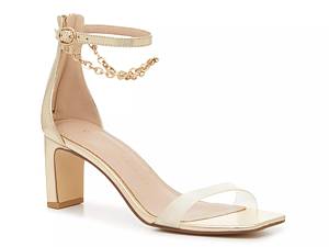 Dsw gold hot sale block heels