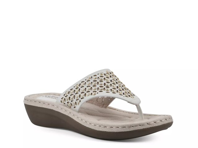 Cliffs by White Mountain Camila Wedge Sandal Free Shipping DSW