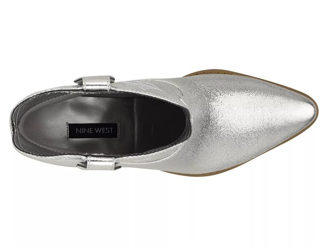 Nine west silver boots clearance