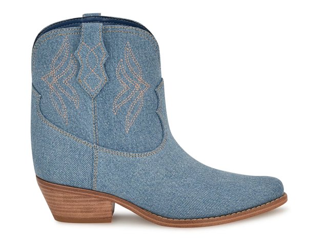 Nine West Texen Western Bootie Free Shipping DSW